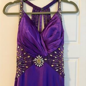Purple prom dress
